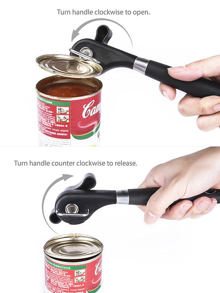 Heavy Duty Stainless Steel Smooth Edge Manual Hand Held Can Opener
