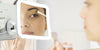 8x Magnification LED Makeup Mirror with Adjustable Arm/Tilt Head, Advanced Suction cup